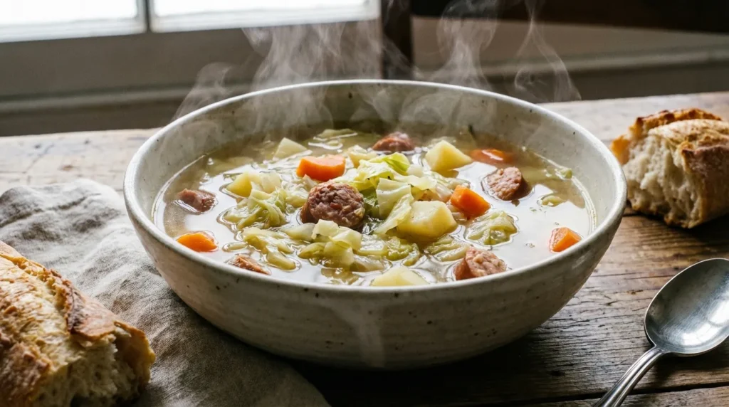Batch-Cooked High-Fiber Cabbage Soup for Deep Cutting Phases