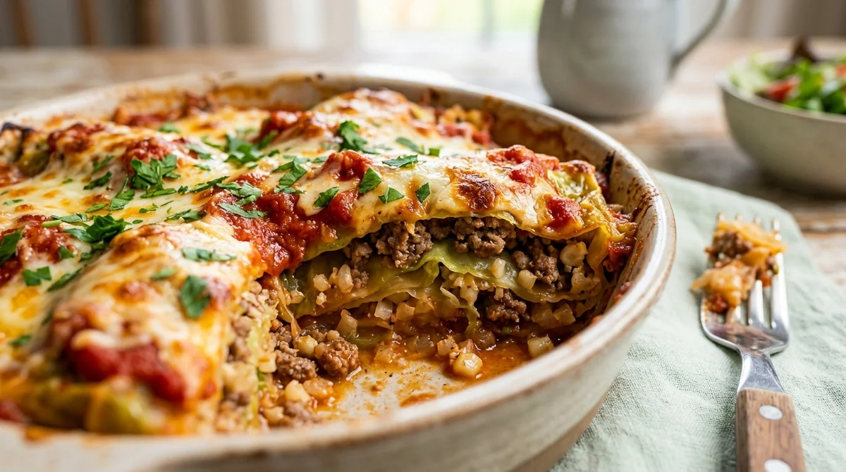Budget-Friendly High-Protein Cabbage Casserole