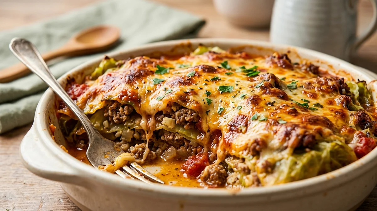 Keto High-Protein Cabbage Roll Casserole