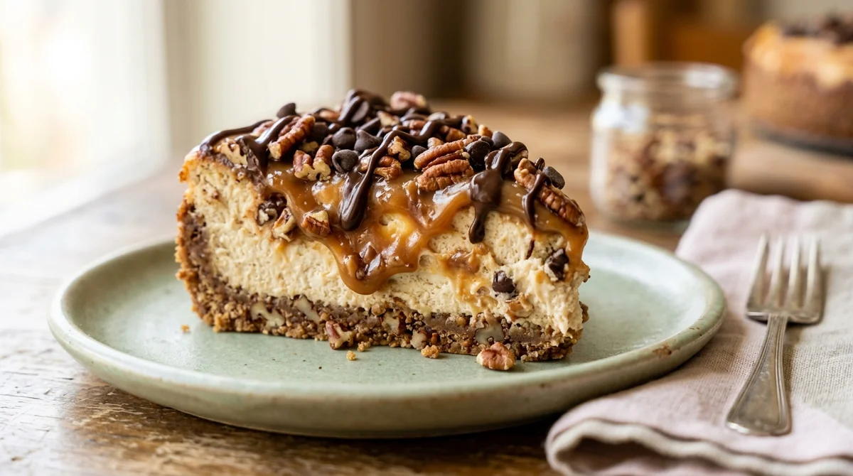 Quick Protein Turtle Cheesecake