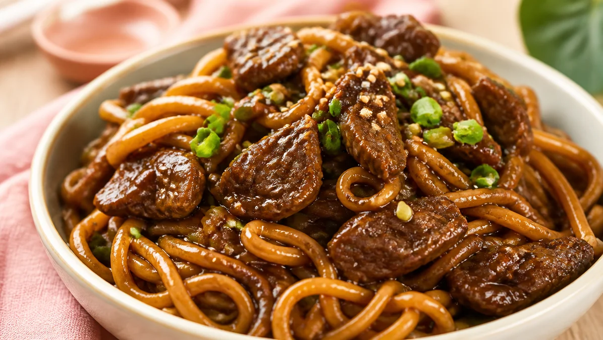 High-Protein Beef Noodles Ready in 20 Minutes