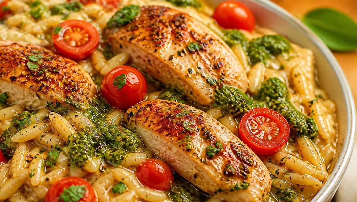 Creamy Chicken Orzo: High-Protein Dinner in 30 Minutes