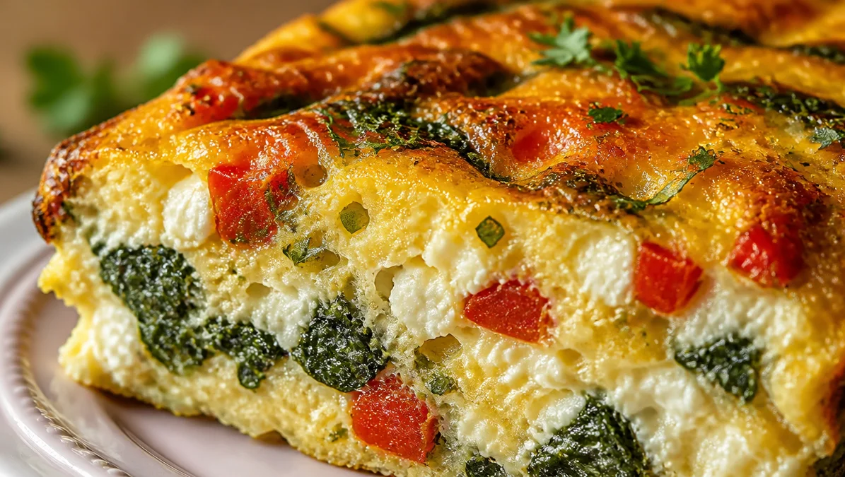 Cottage Cheese Crustless Quiche For Quick High-Protein Meals