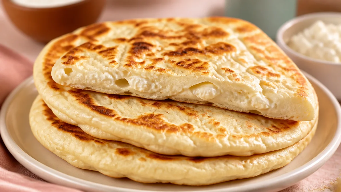 2-Ingredient Cottage Cheese Flatbread for Quick Protein