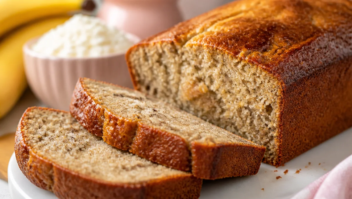 Cottage Cheese Banana Bread