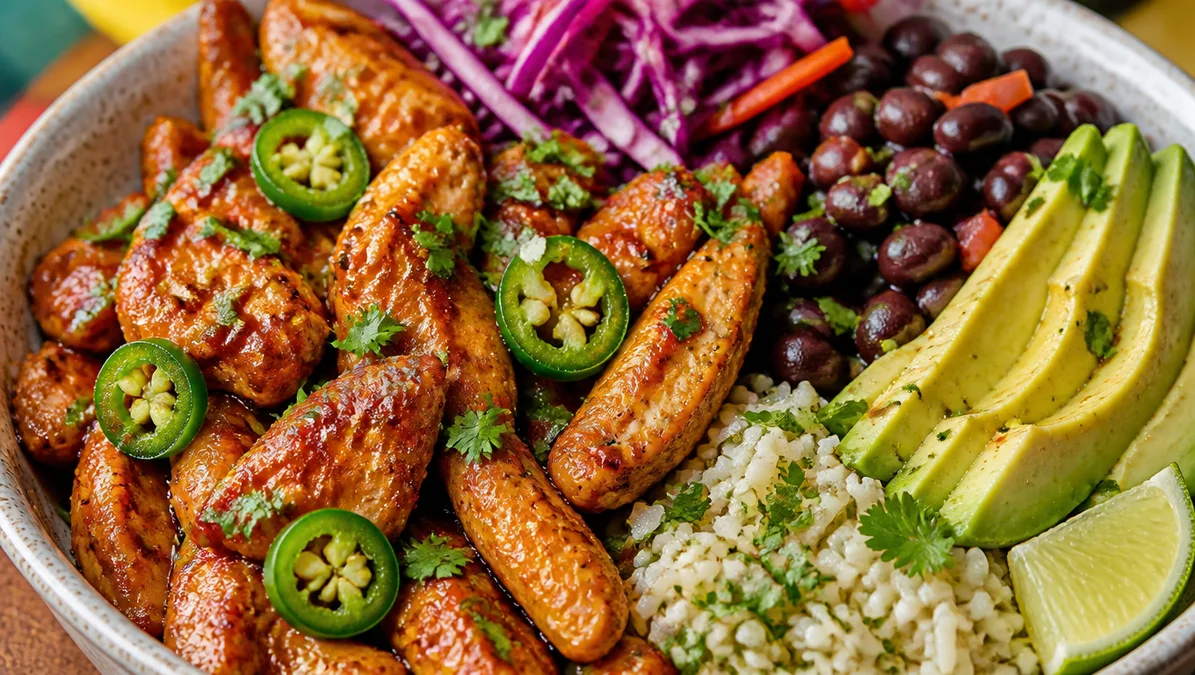 Quick High-Protein Spicy Jalapeño Chicken Bowl
