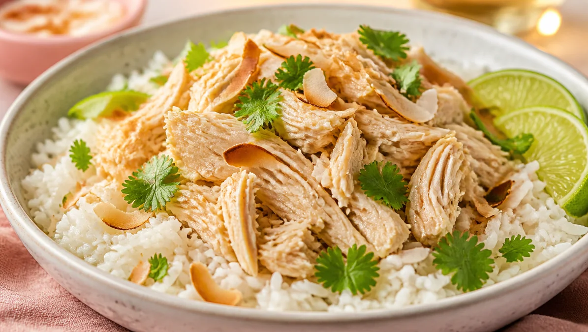 Easy Coconut Chicken Rice Bowl Recipe
