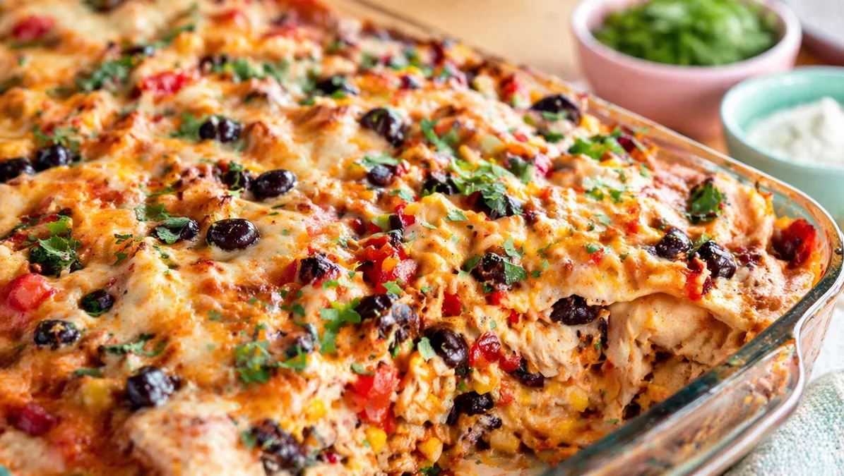 Protein Burrito Bake