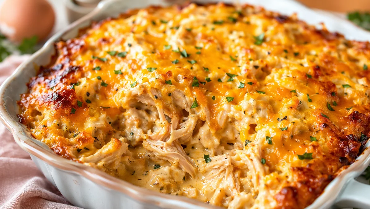 Creamy Low Carb Chicken Casserole (No Noodle Comfort!)