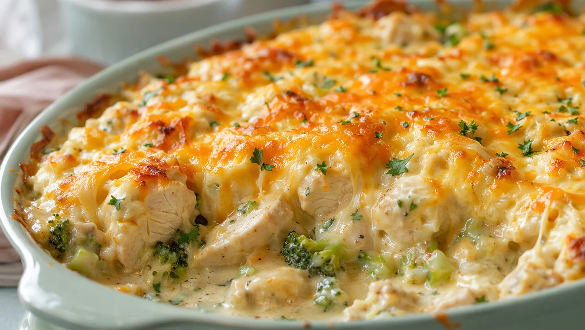 Creamy High-Protein Chicken Casserole – Quick Dinner