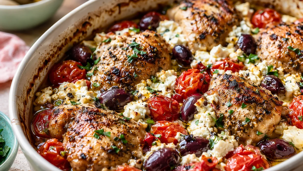 High-Protein Greek Chicken Casserole for Quick Weeknight Dinners