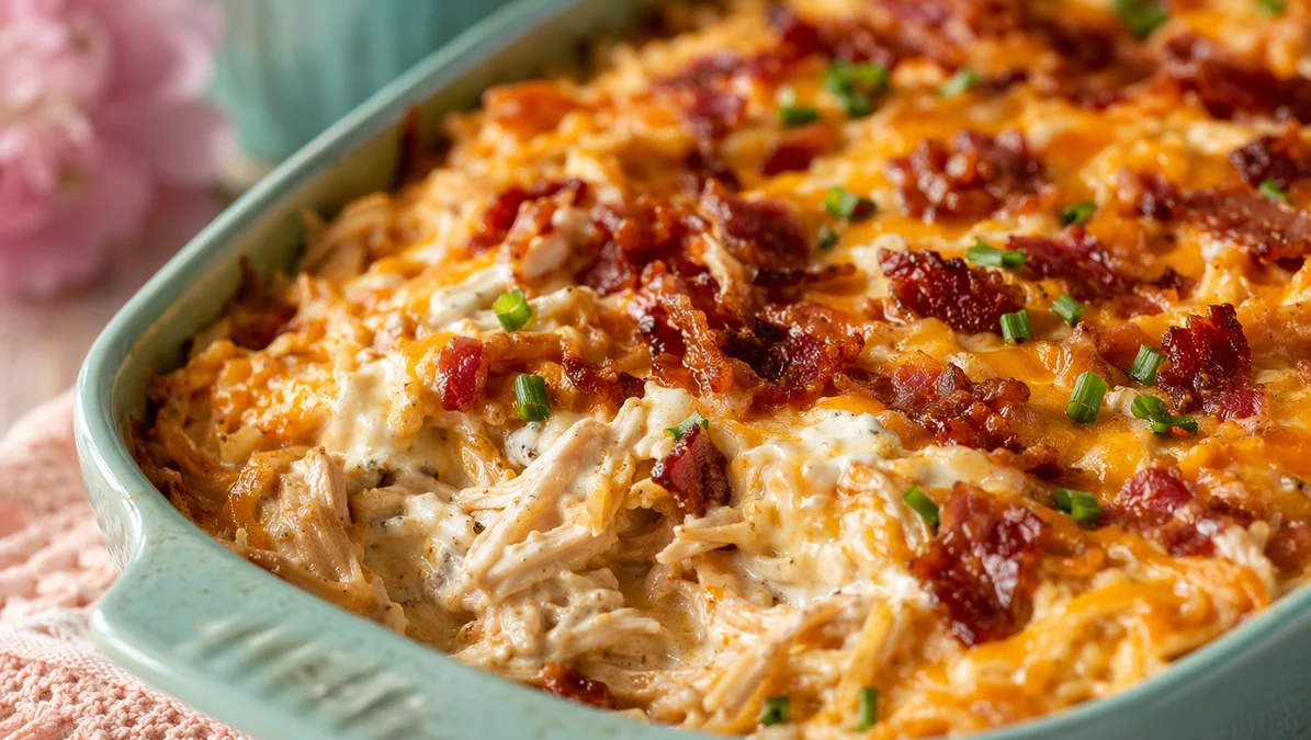 Crack Chicken Casserole – Quick High-Protein Dinner