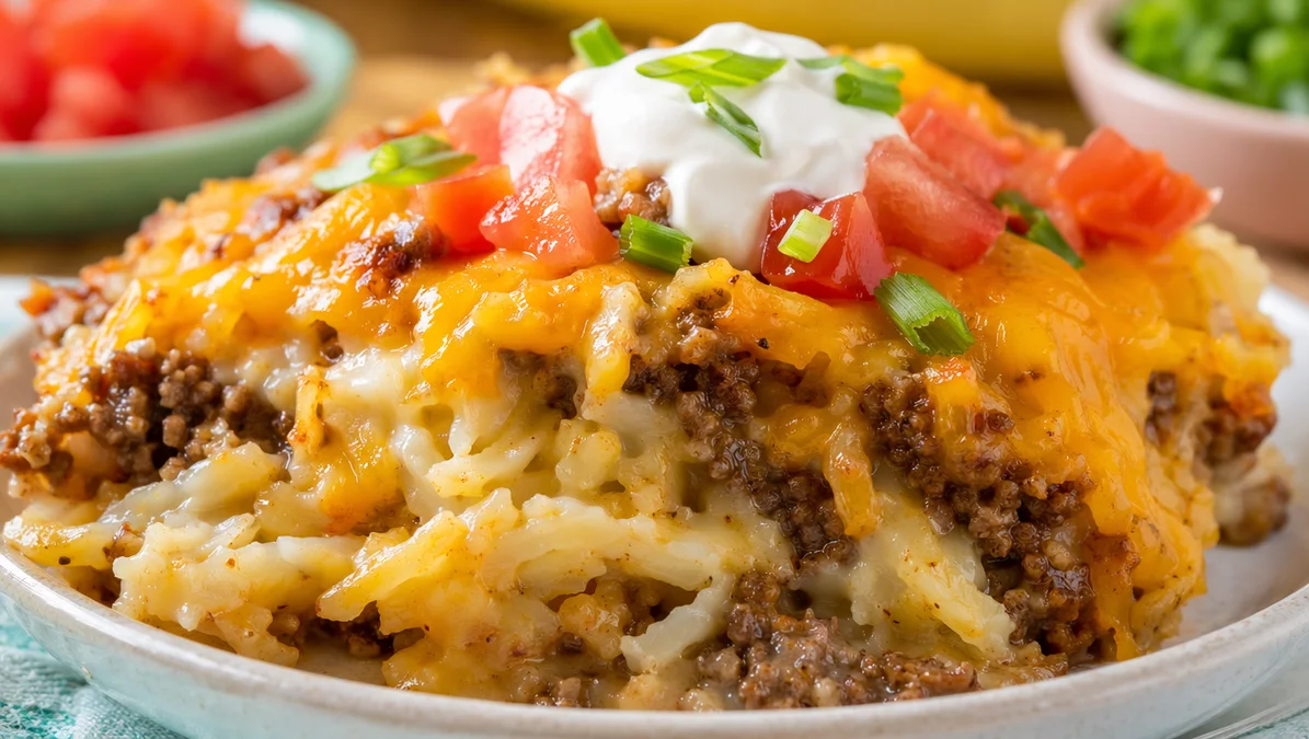 Taco Crock Pot Hashbrown Casserole - Recipes That Crock!