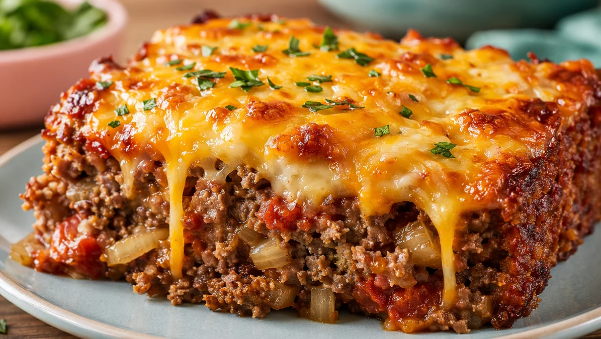 Cheesy Loaded Meatloaf Casserole for High-Protein Dinners