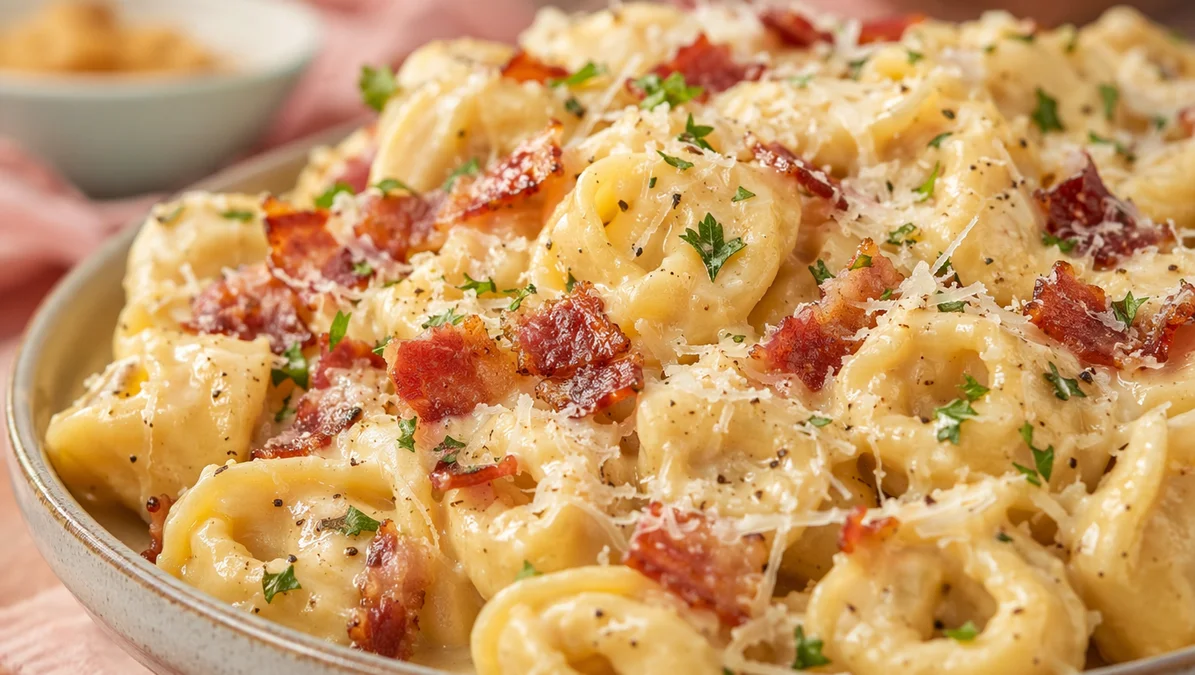 Tortellini Carbonara (30 minutes)