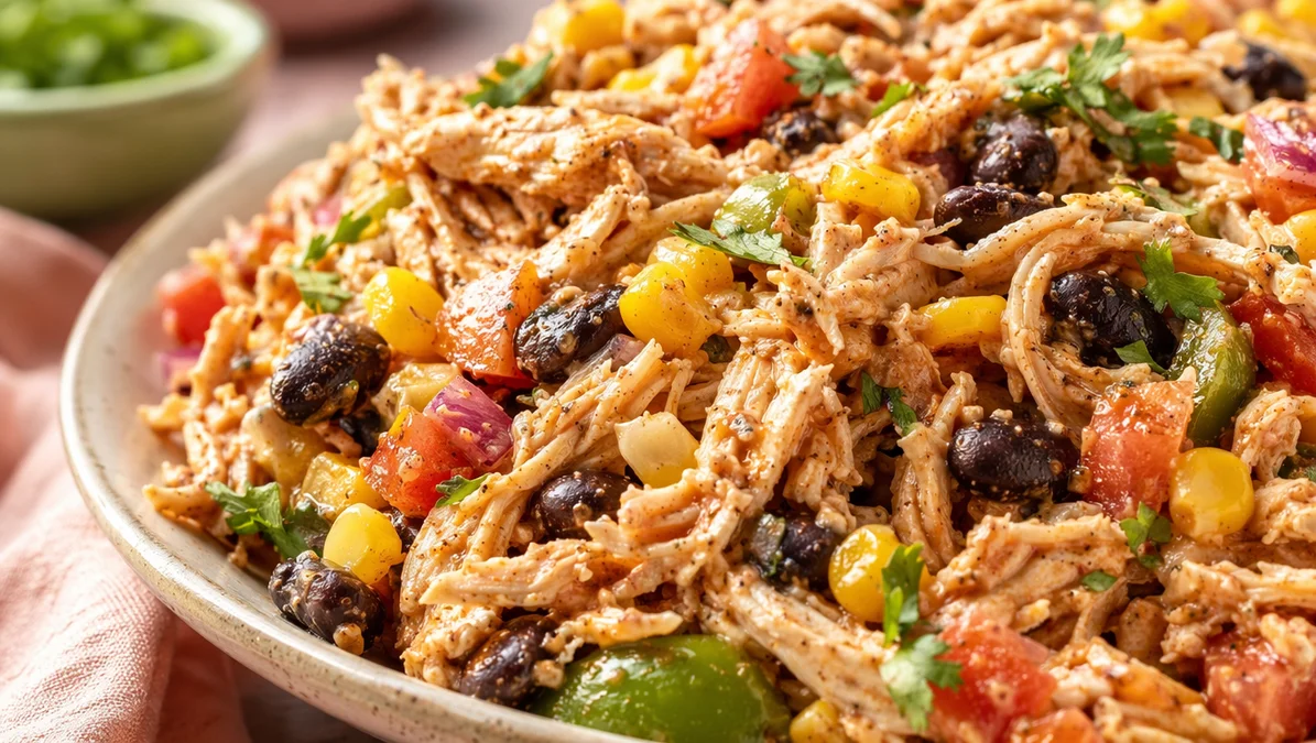 Spicy Shredded Chicken Salad