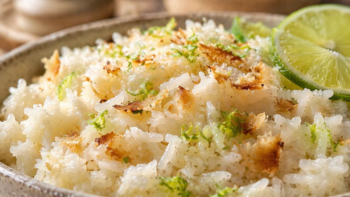 Easy Lime Coconut Rice