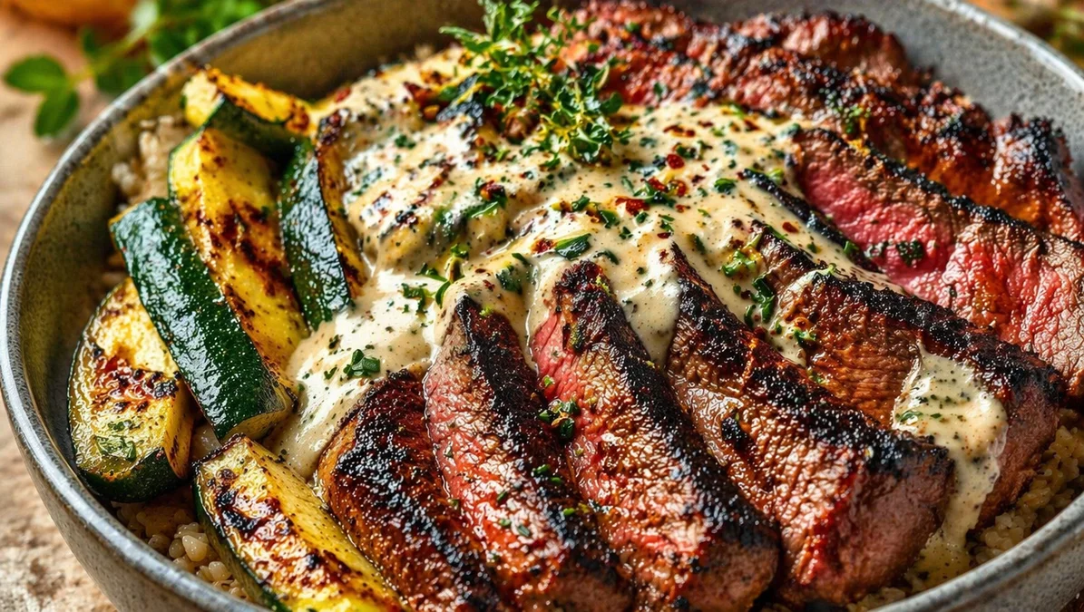 High Protein Steak Bowl