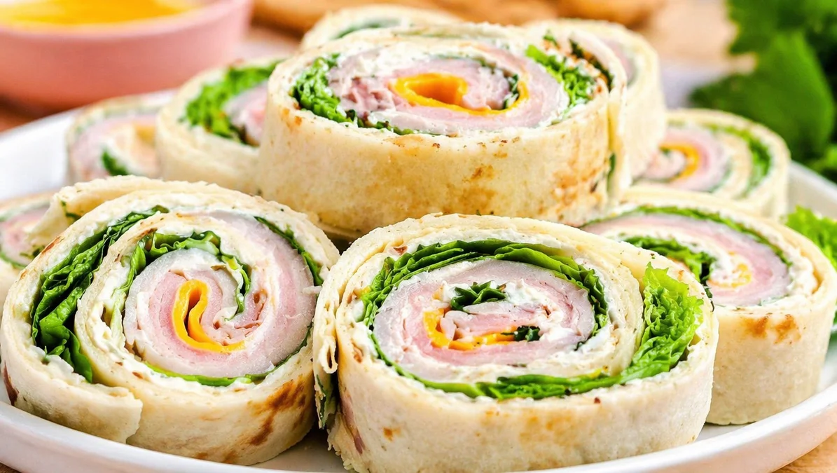 Protein Pinwheel Sandwiches