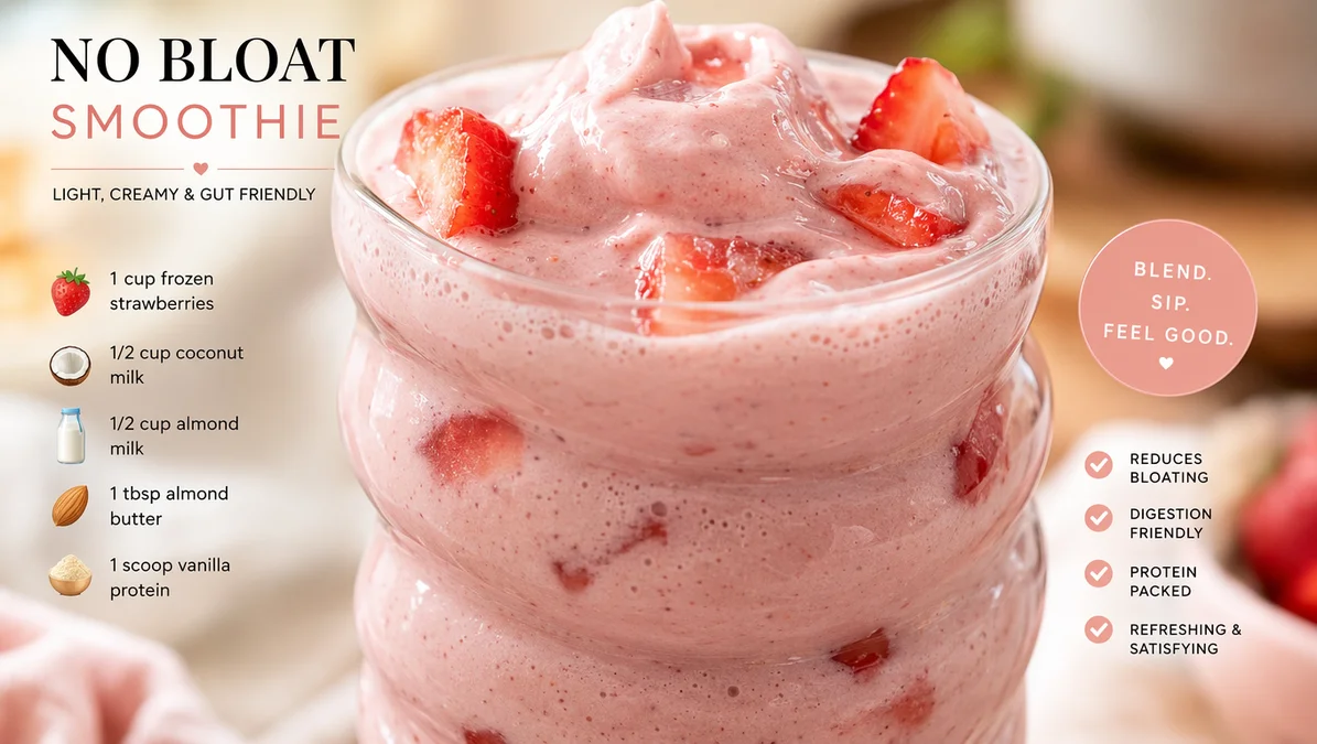 No Bloat Smoothie Recipe
