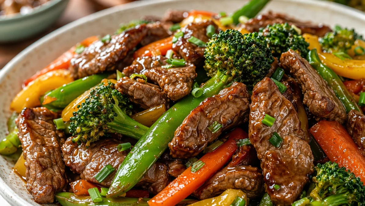 Tender Beef Veggie Stir Fry