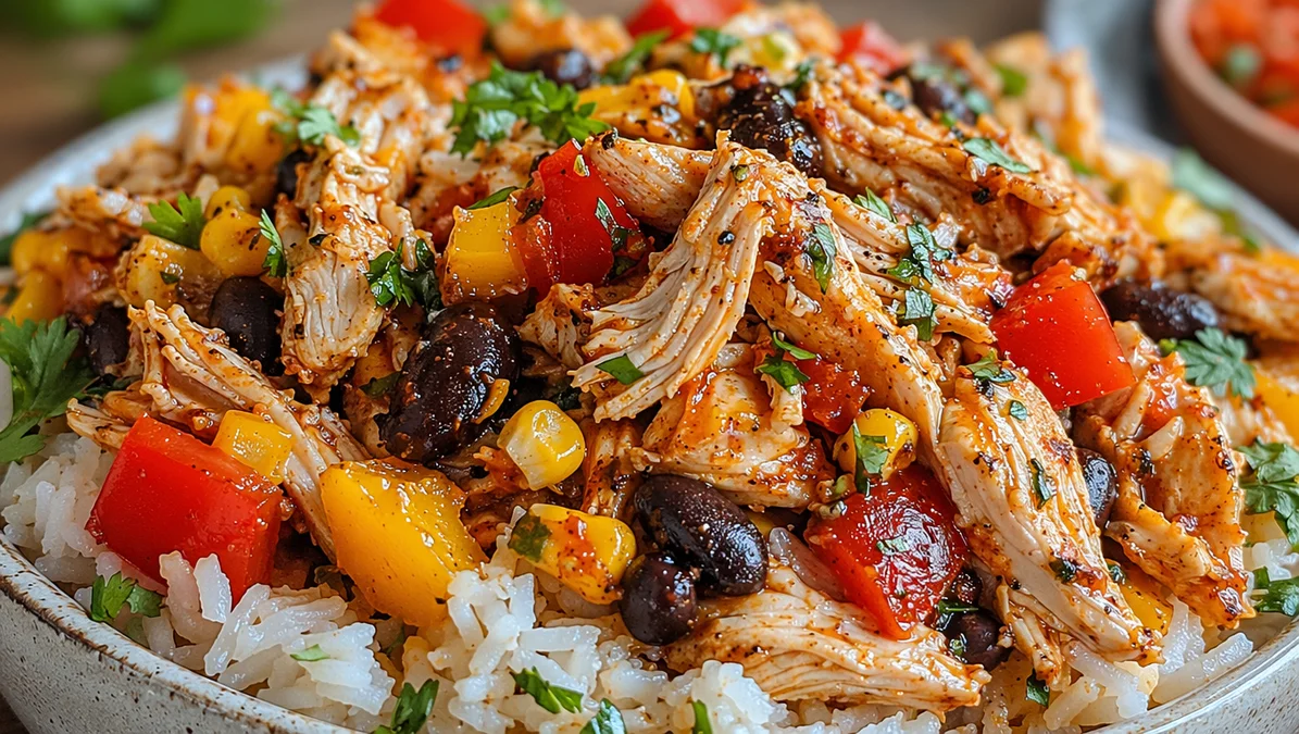 Quick Chicken Rice Bowl