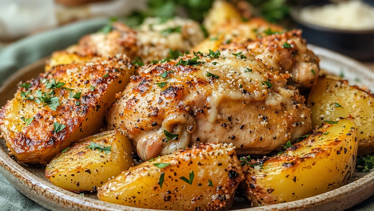 One-Pan Chicken and Potatoes