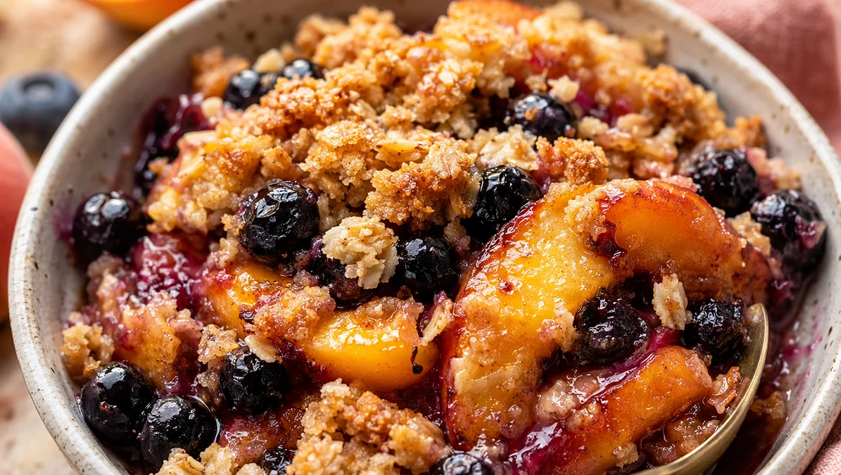 Peach Blueberry Dessert