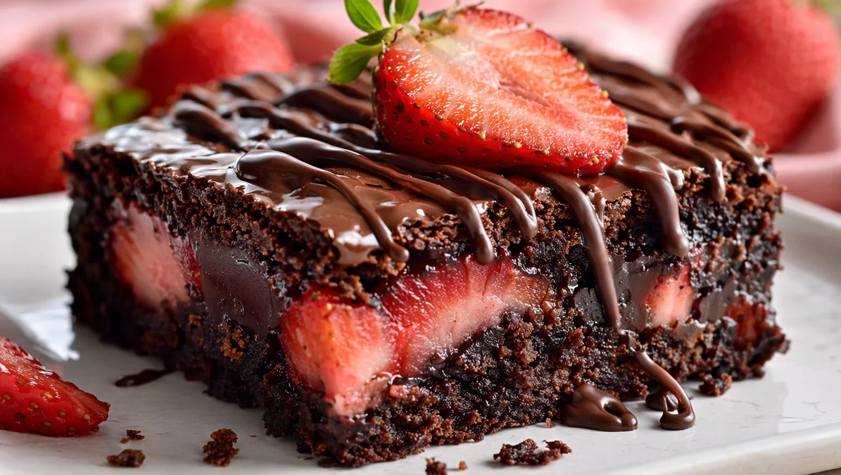 Berry Brownie Protein Dessert