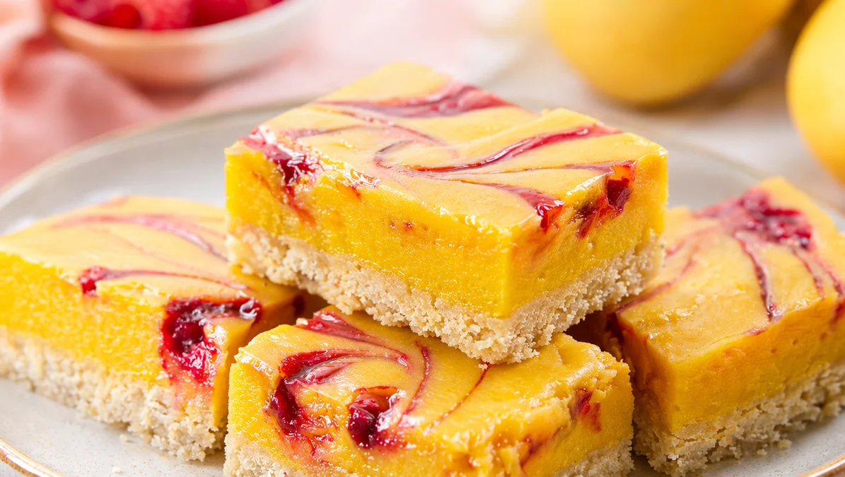 Mango Curd Protein Bars