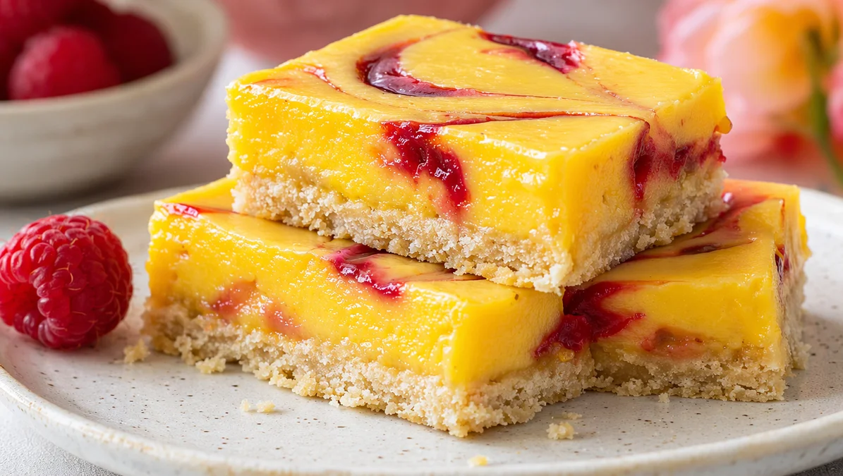 Shortbread Mango Curd Bars