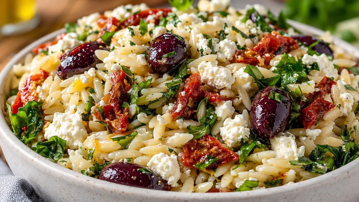 Quick Orzo Pasta Salad