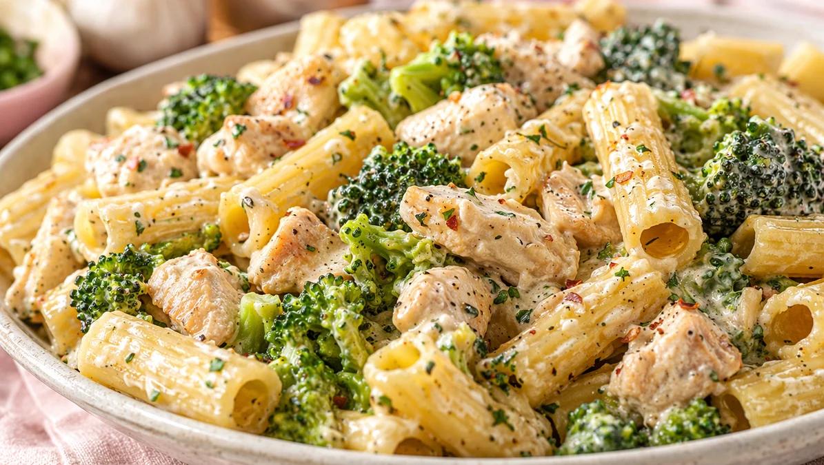 Creamy Chicken Broccoli Pasta