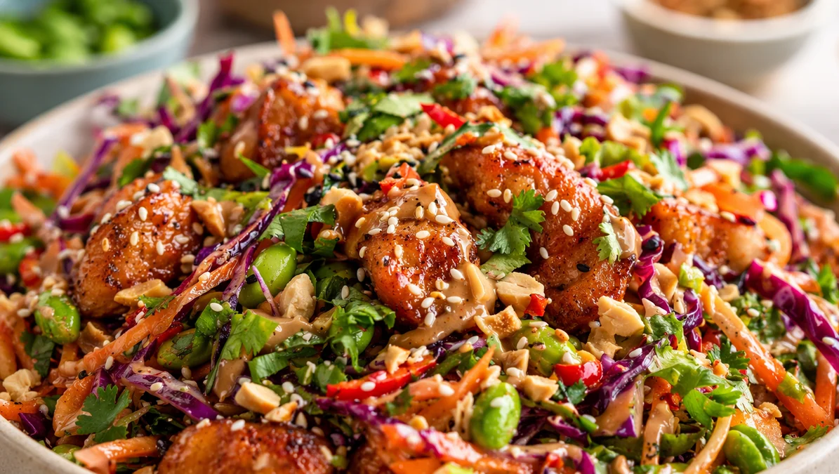 Asian Chicken Crunch Salad
