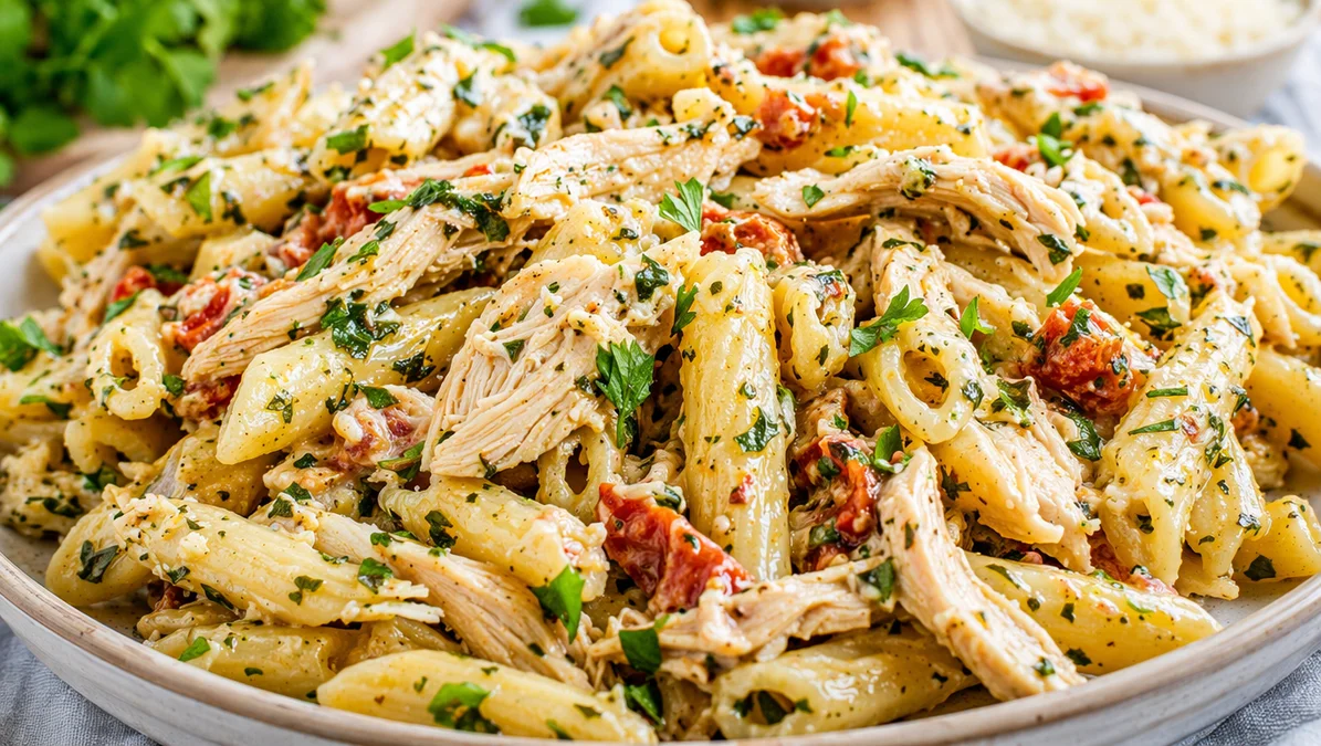 20-Minute ROTISSERIE CHICKEN PASTA