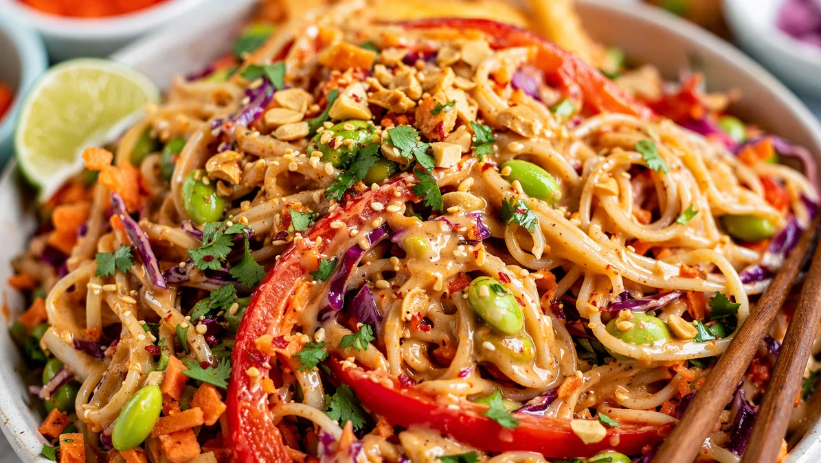 BEST Thai Noodle Salad - Eat With Clarity