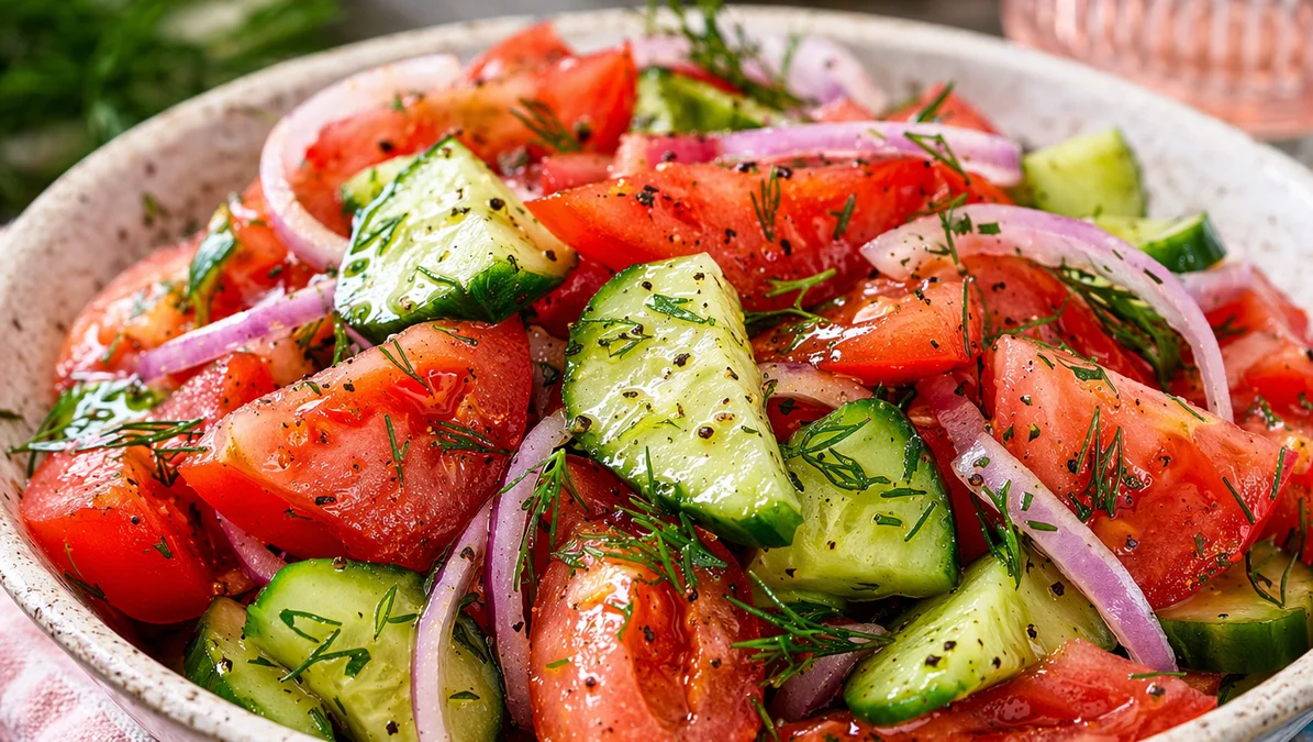 Fresh Tomato Cucumber Salad