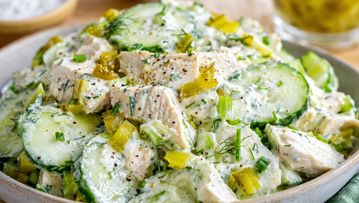 Cucumber Ranch Protein Salad