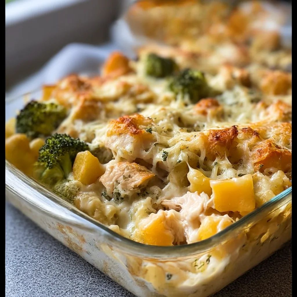 Creamy Low Carb Chicken Casserole | Healthy Keto Dinner