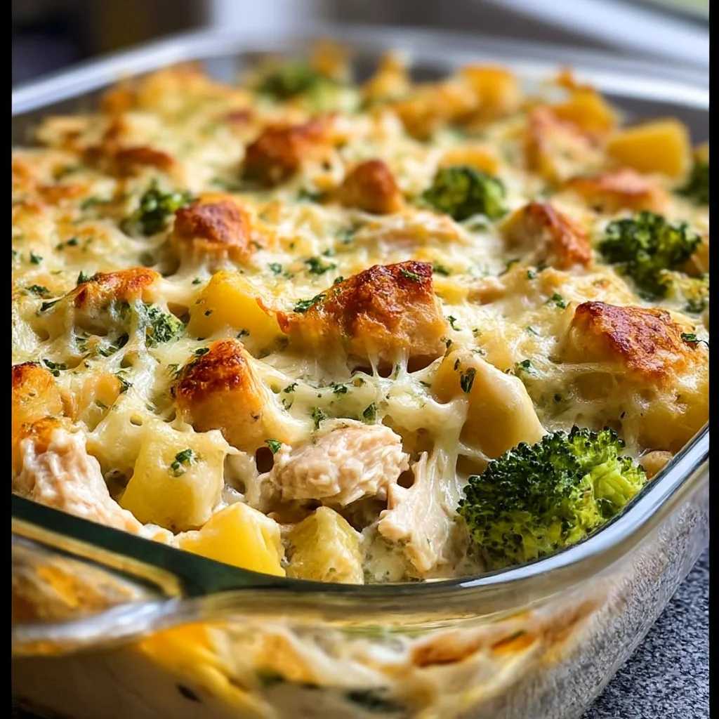 Quick Low Carb Chicken Casserole Weeknight Meal