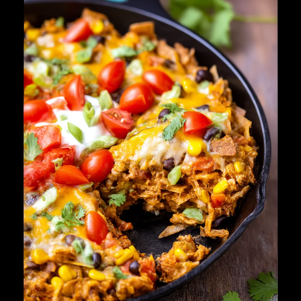 Simple Protein Burrito Casserole Dinner