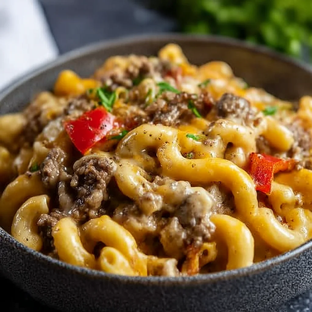 High-Protein Philly Cheesesteak Mac Meal Prep