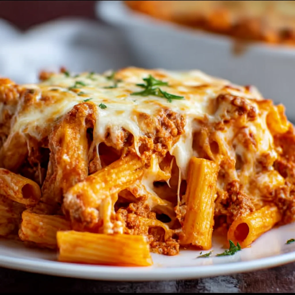 Cottage Cheese Baked Ziti High-Protein Dinner