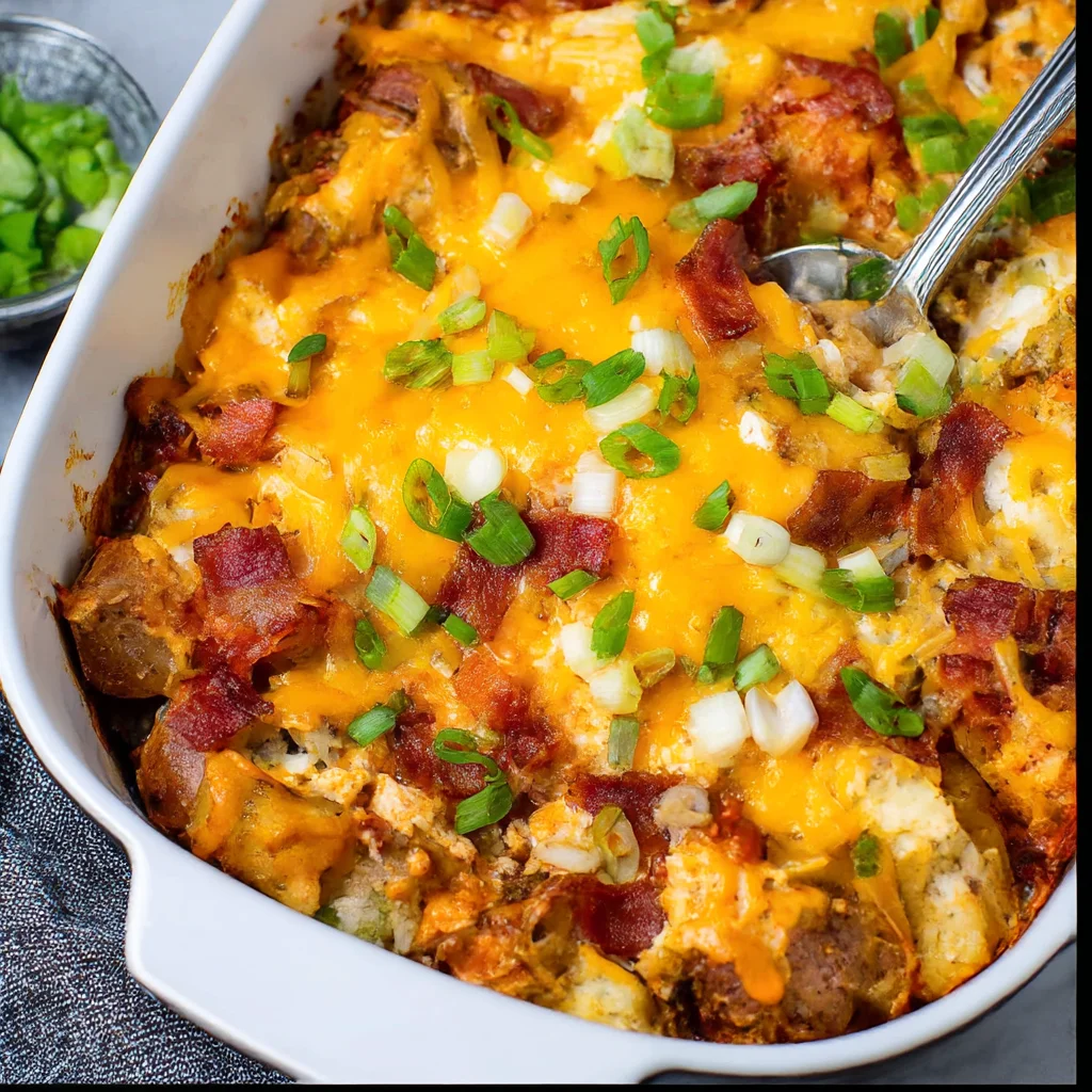 Keto Buffalo Chicken Casserole High-Protein Dinner