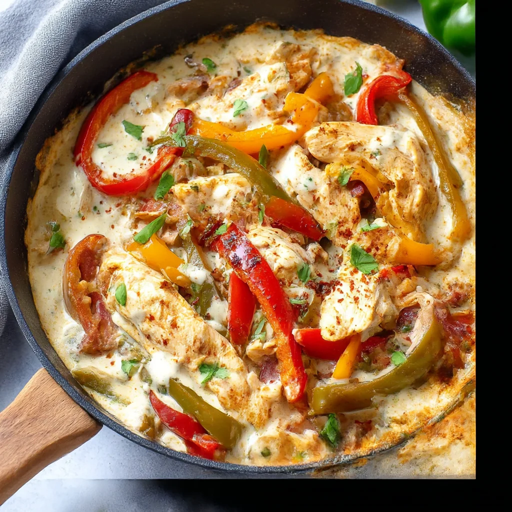 Healthy Chicken Fajita Cottage Cheese Bake High Protein