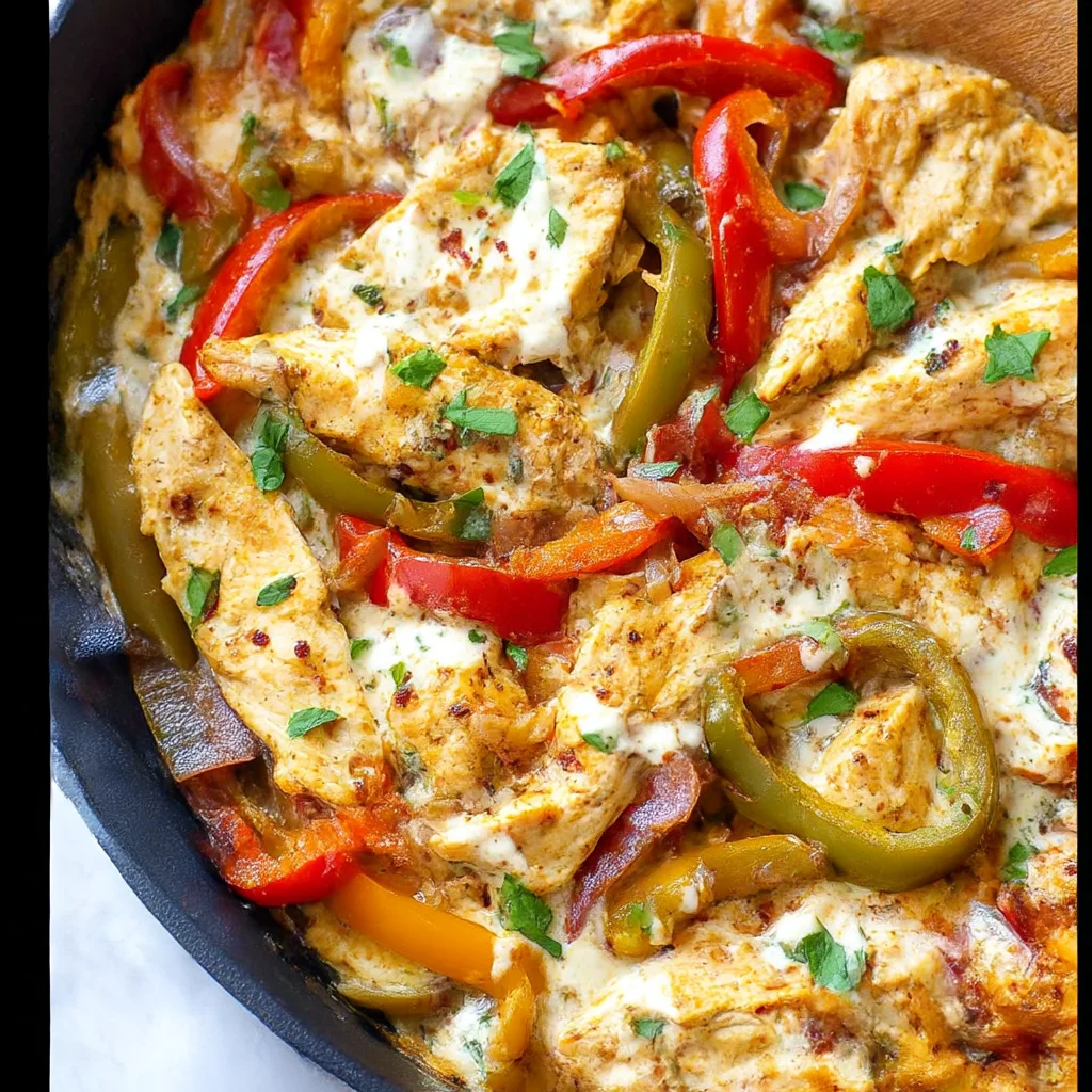 Chicken Fajita Bake High-Protein Dinner